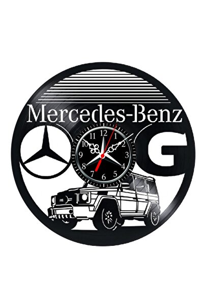 OEM Ceas de perete decorativ din disc de vinil, model Mercedes-Benz G-Class /...