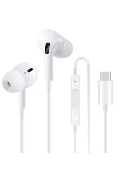 ELTRAZONE سماعات أذن USB-C، سماعات سلكية من النوع C مع ميكروفون وتحكم في مستو...