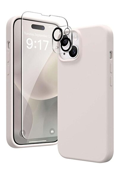 ELTRAZONE 5-in-1 iPhone 15 Case – Stone, Magnetic, MagSafe-Compatible, Slim S...
