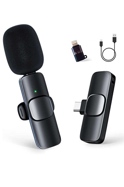 ELTRAZONE Wireless Lavalier Microphone, Clip Mic for Smartphone, Laptop, Vide...