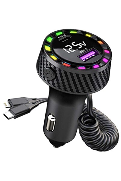 ELTRAZONE Car Phone Charger with Quick Charge 2-Port Adapter and Stretchable ...