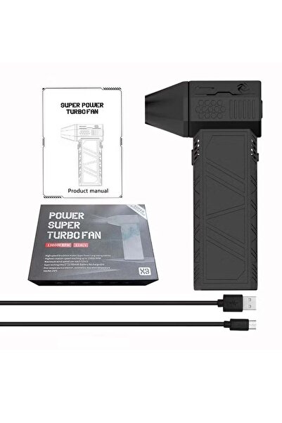 ELTRAZONE Mini Super Power Turbo Jet Fan Handheld Blower with 130,000 RPM Bru...