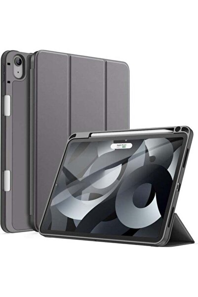 ELTRAZONE iPad Air 13" (M2) 2024 Grey Trifold Cover – Auto Wake/Sleep Feature...