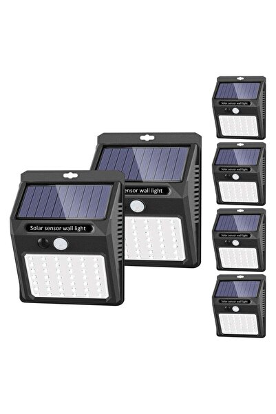 ELTRAZONE Solar Lights Outdoor [6 Pack/3 Working Mode], Security Motion Senso...