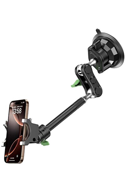ELTRAZONE Suction Cup Car Phone Holder Mount, 360° Rotating, Universal Ball H...