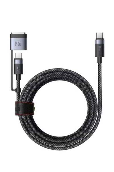 Mcdodo 2-In-1 USB-C to USB-C + MagSafe 3 Cable CA-0140 - 2m Black - Fast Char...