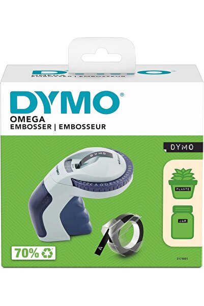 Yıldızan أداة نقش الملصقات من edl shop Dymo Omega، أداة نقش مريحة مع نظام نقر...