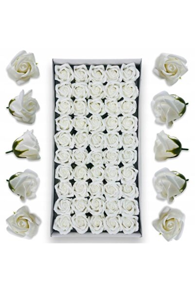 Alista Home Set de 50 de trandafiri din săpun, 5x5 cm, calitate premium, deco...