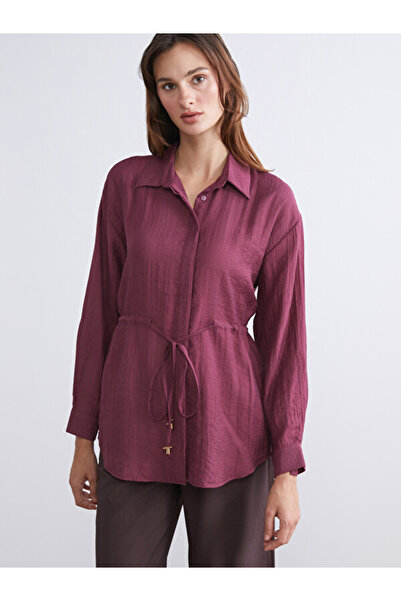 LC Waikiki Women's Textured Shirt Tunic