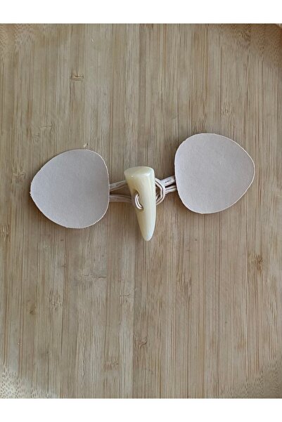 Lorin hobi Leather Buckle Set with Buttons 2 Pieces Cream