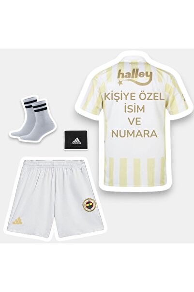 Quaxram Özel Baskılı Fênêrbâhç'ê 26-27 Yeni Sezon 4'lü Set Çocuk Futbol Forma...