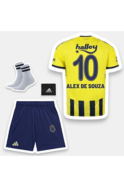 Quaxram Alex De Souza-10 Fênêrbâhç'ê 26-27 Yeni Sezon 4'lü Set Çocuk Futbol F...