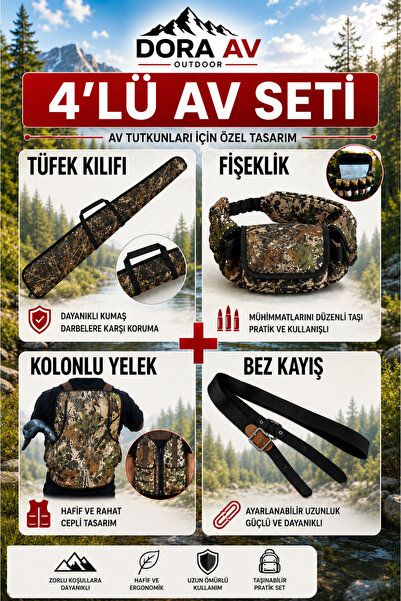 DORA AV OUTDOOR DORA KILIF YELEK FİŞEKLİK ASKI KAYIŞI
