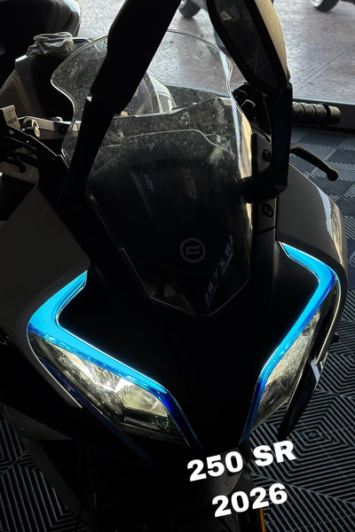 Banxtre Headlight Design Daytime Led Headlight Film Sticker Set for Cfmoto 25...