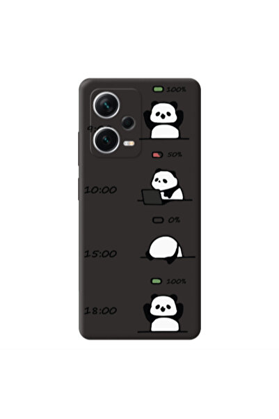 Other Xiaomi Poco X5 My situation at work Black Colored Silicone TPU Θήκη