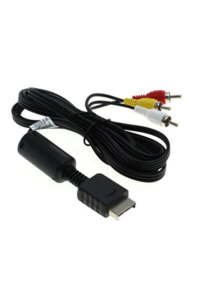 OEM Cablu Audio Video AV (RCA) pentru Sony Playstation PS PS2 PS3, lungime 1.8m