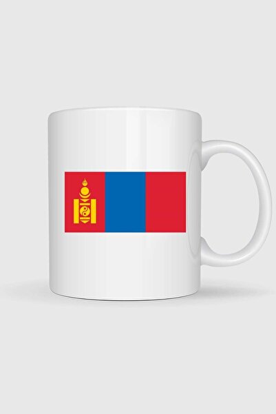 Bahriyeli Collection Mongolia Flag Printed Mug