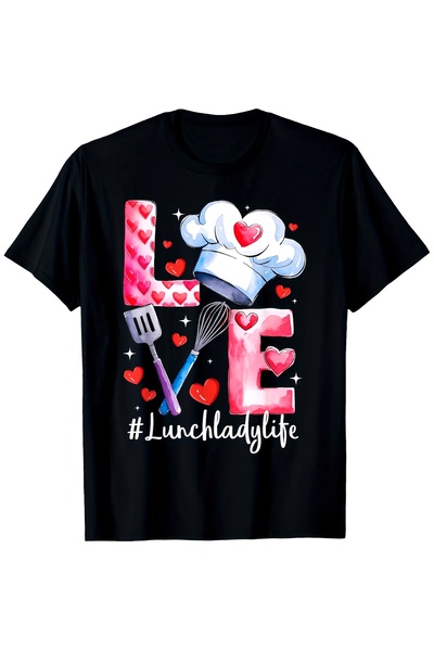 BASEPULSE LOVE Life Hearts Happy Valentine'S Day Women'S T-Shirt, Suitable Me...