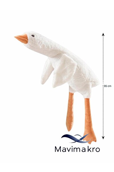 Home MAVİMAKRO Sevimli Uyku Arkadaşı Kaz 95 cm