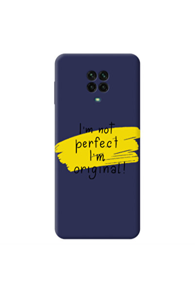 Other Xiaomi Redmi Note 9 Pro I m not perfect Dark blue Colored Silicone TPU ...