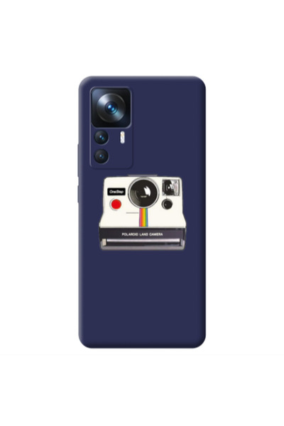 Other Xiaomi Mi 12T Polaroid land camera Dark blue Colored Silicone TPU Θήκη