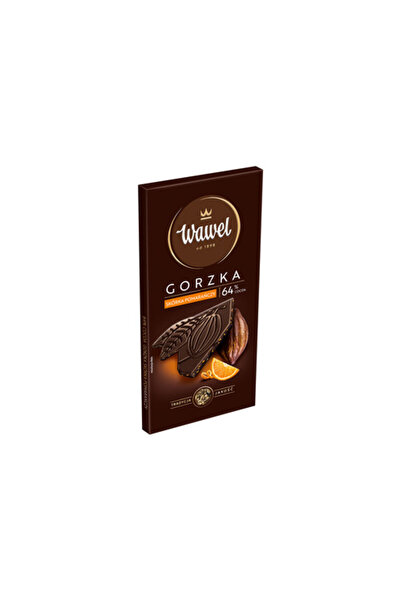 Wawel Ciocolata, 64% cacao cu coaja de portocala, 90g