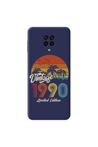 Other Xiaomi Redmi Note 9 Pro Vintage Dark blue Colored Silicone TPU Θήκη