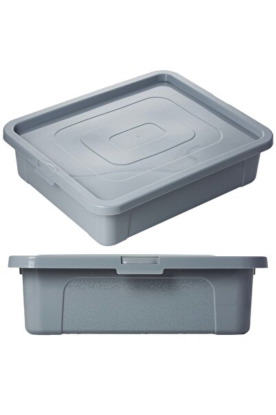 EDANTI Cutie de depozitare din plastic cu capac, Multibox, 40x33x10 cm, 10 L,...