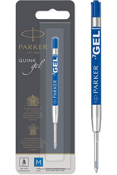 Parker Gel Pen Refill, Medium Point (0.7mm) | Quink Blue Ink | 1 Piece