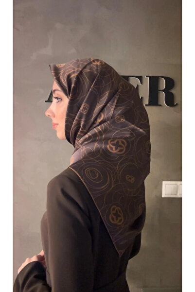 Aker Sura Silk Patterned Scarf 9124701