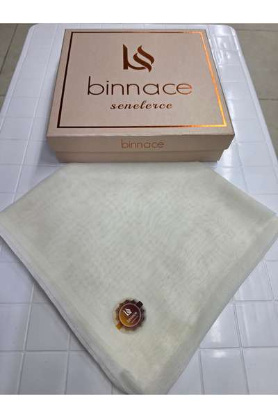 BİNNACE KARE DİKİŞSİZ OYALIK YAZMA