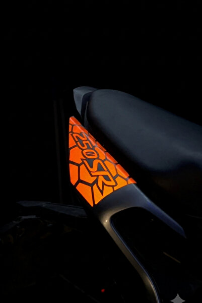 Banxtre ملصق خلفي على شكل قرص العسل مع عاكسات متوافقة مع CFMOTO 250SR (يمين و...
