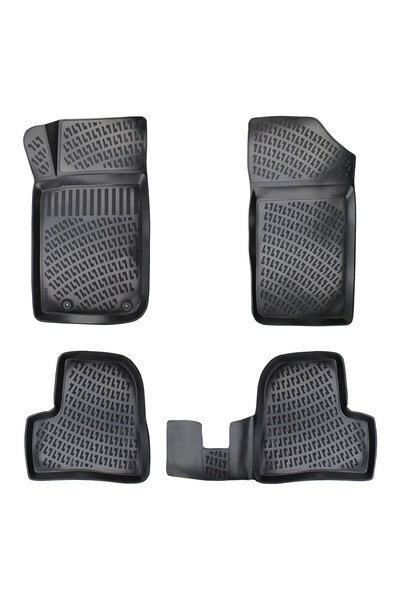 Umbrella Covorașe auto din cauciuc tip tavă pentru Peugeot 206 / 206+ 1999-2014