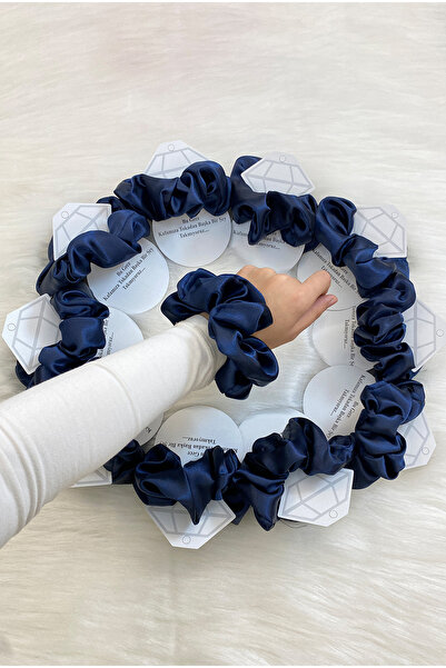 ZEYMERADE Satin Navy Blue Buckle, Bachelorette Party Engagement Wedding Circu...
