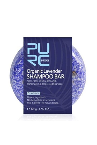 PURC بيورك بيور (Purc Organics) قالب شامبو اللافندر العضوي المهدئ للشعر - 60 جم
