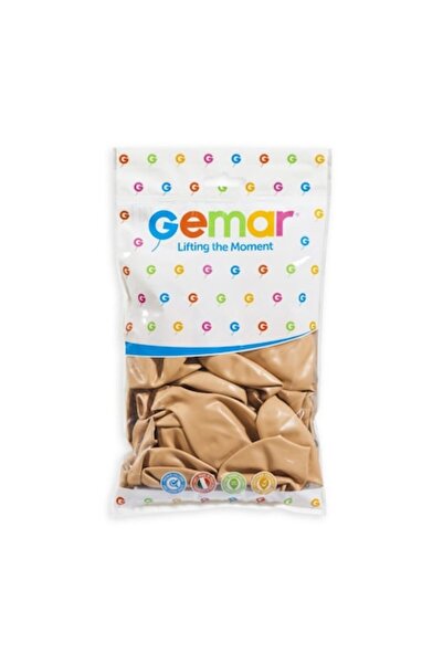 Gemar Set 100 baloane din latex, G 90, Bej
