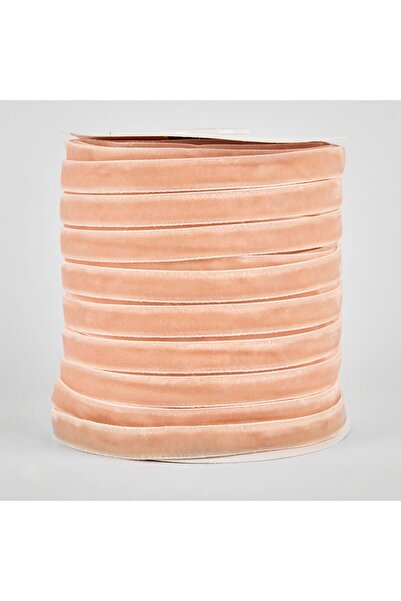 OEM Banda de Velur Catifea Roz 1 cm 45,72 m
