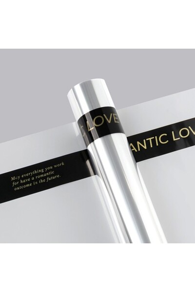OEM Celofan pentru Flori Transparent Roll Romantic 57x914 cm