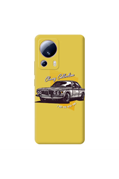Other Xiaomi Mi 13 Lite Classy Collection Yellow Colored Silicone TPU Θήκη