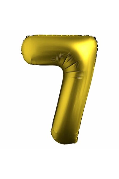OEM Balon din folie număr, 102cm, Auriu Satinat