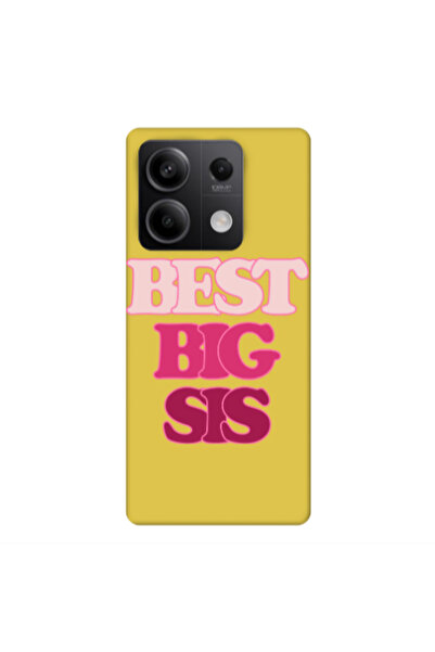 Other Xiaomi Redmi Note 13Pro 5G Best Big Sis Yellow Colored Silicone TPU Θήκη