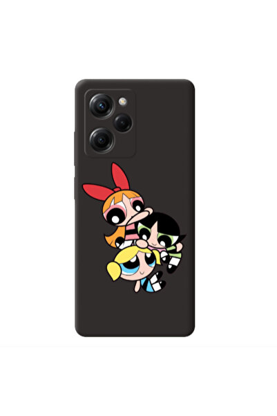 Other Xiaomi Poco X5 Pro Powerpuff Black Colored Silicone TPU Θήκη