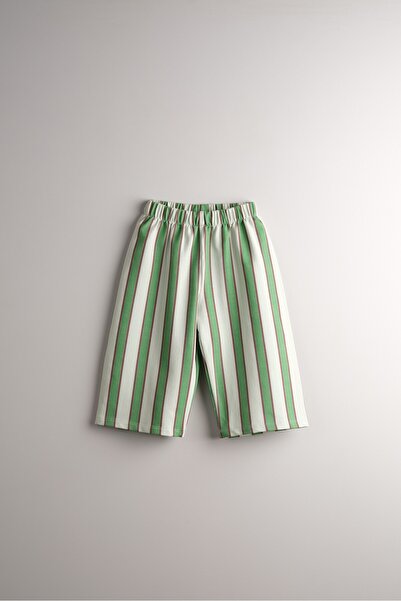 Bondberro Combed Cotton Modal 100% Cotton Loose Fit Girls' Trousers (Green St...
