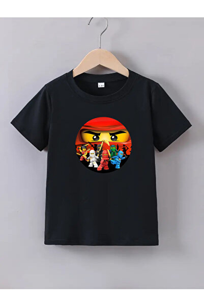 makiteks Pamuk Penye Kız Erkek Çocuk Unisex Baskılı Tshirt Tişört 5 6 7 8 9 1...