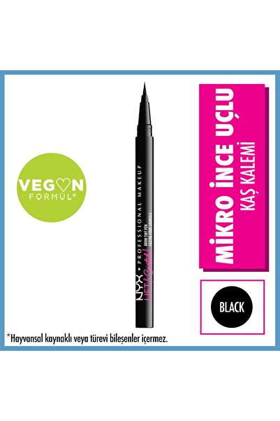 NYX Lift and Snatch Kaş Kalemi Pen Black