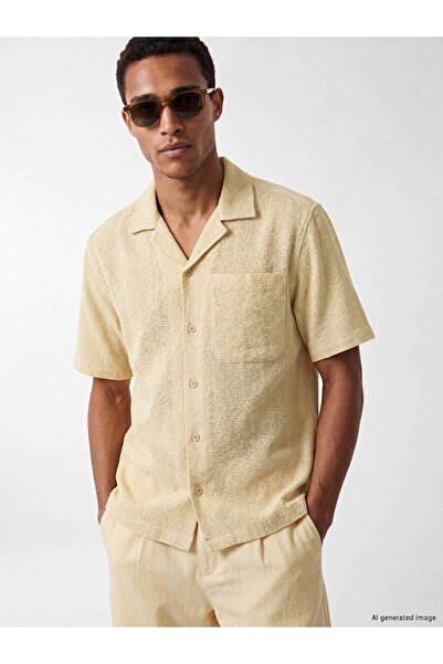 LC Waikiki Esvab • Modern & Distinctive Standard Fit Cuban Roba Collar Men's ...