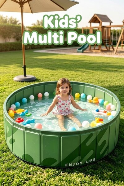 Generic 1 Pvc Foldable Portable Pool Ball Pit Sandpit Indoor Outdoor Leakproof