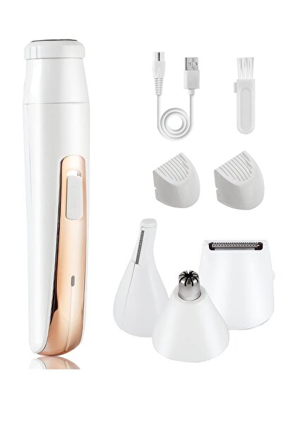 Arabest 4-in-1 Electric Facial Shaver for Women, USB Rechargeable Cordless Ep...