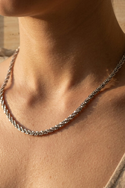 Rua Jewelry Steel Italian Nexus Necklace 3 mm Silver Color |   Anti-Tarnish, ...