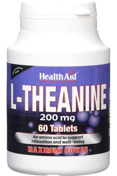 Health Aid L-Theanine 200mg, 60tabs
